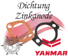 Yanmar Dichtung-Zinkanode